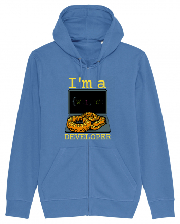 I'm A Python Developer Bright Blue