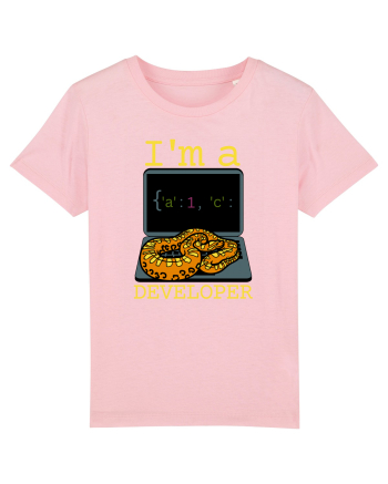 I'm A Python Developer Cotton Pink