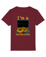 I'm A Python Developer Tricou mânecă scurtă  Copii Mini Creator