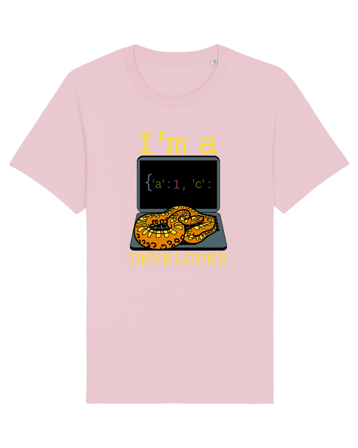 Tricou mânecă scurtă Unisex Rocker Cotton Pink