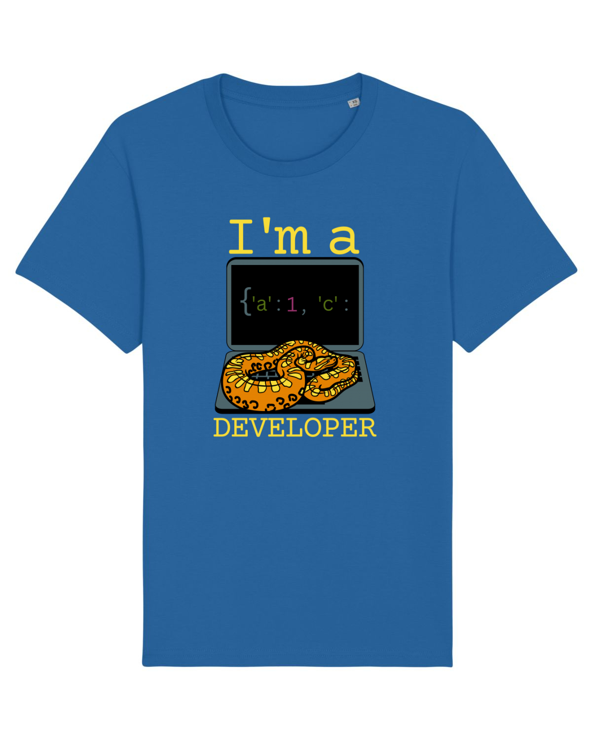 Tricou mânecă scurtă Unisex Rocker Royal Blue