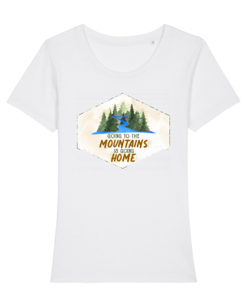 To the mountains White