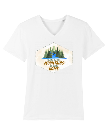 To the mountains White