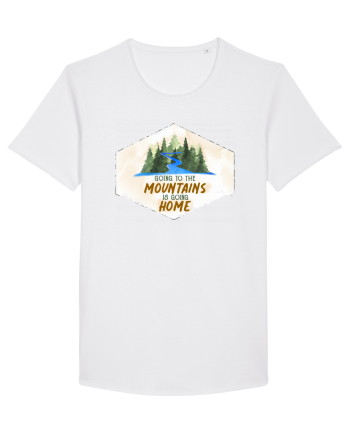 To the mountains White