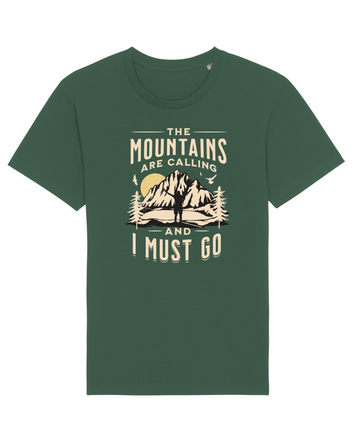Tricou mânecă scurtă Unisex Rocker Bottle Green