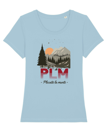 Pentru montaniarde - Plecată la munte Sky Blue