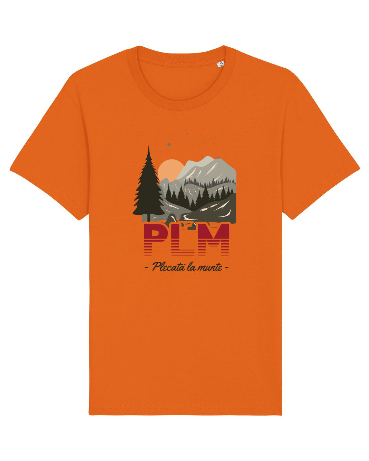 Tricou mânecă scurtă Unisex Rocker Bright Orange