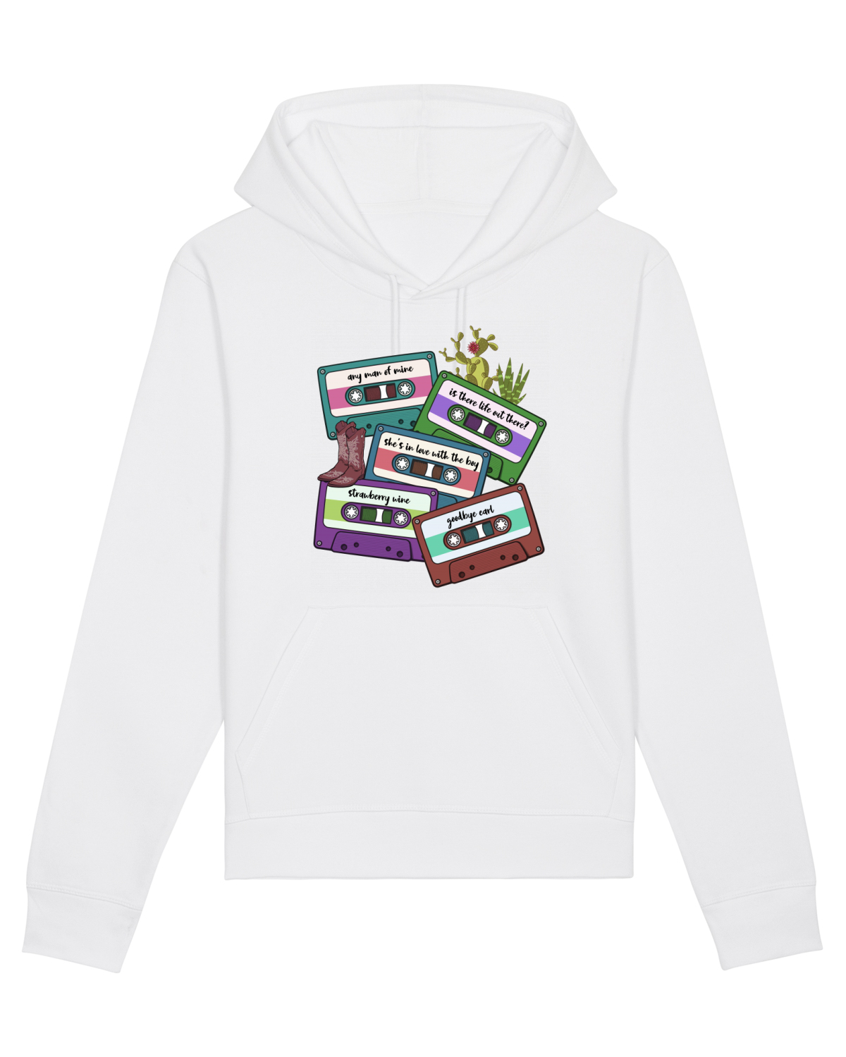 Hanorac Unisex Drummer White