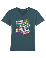 Vintage Soul Retro Desert Tricou mânecă scurtă guler V Bărbat Presenter