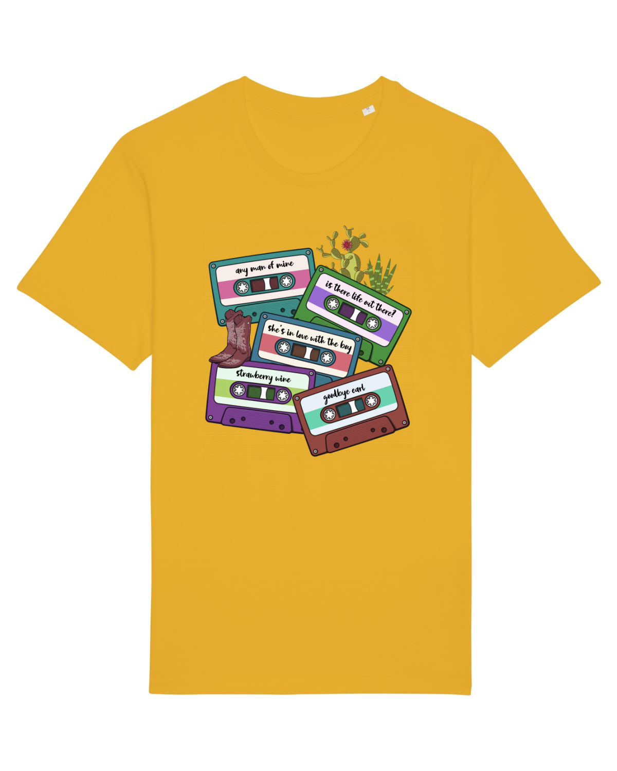 Tricou mânecă scurtă Unisex Rocker Spectra Yellow