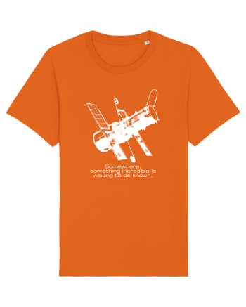 Hubble Telescope Bright Orange