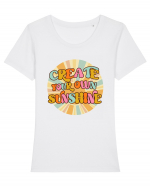 Create Your Own Sunshine Tricou mânecă scurtă guler larg fitted Damă Expresser