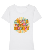 Create Your Own Sunshine Tricou mânecă scurtă guler larg fitted Damă Expresser