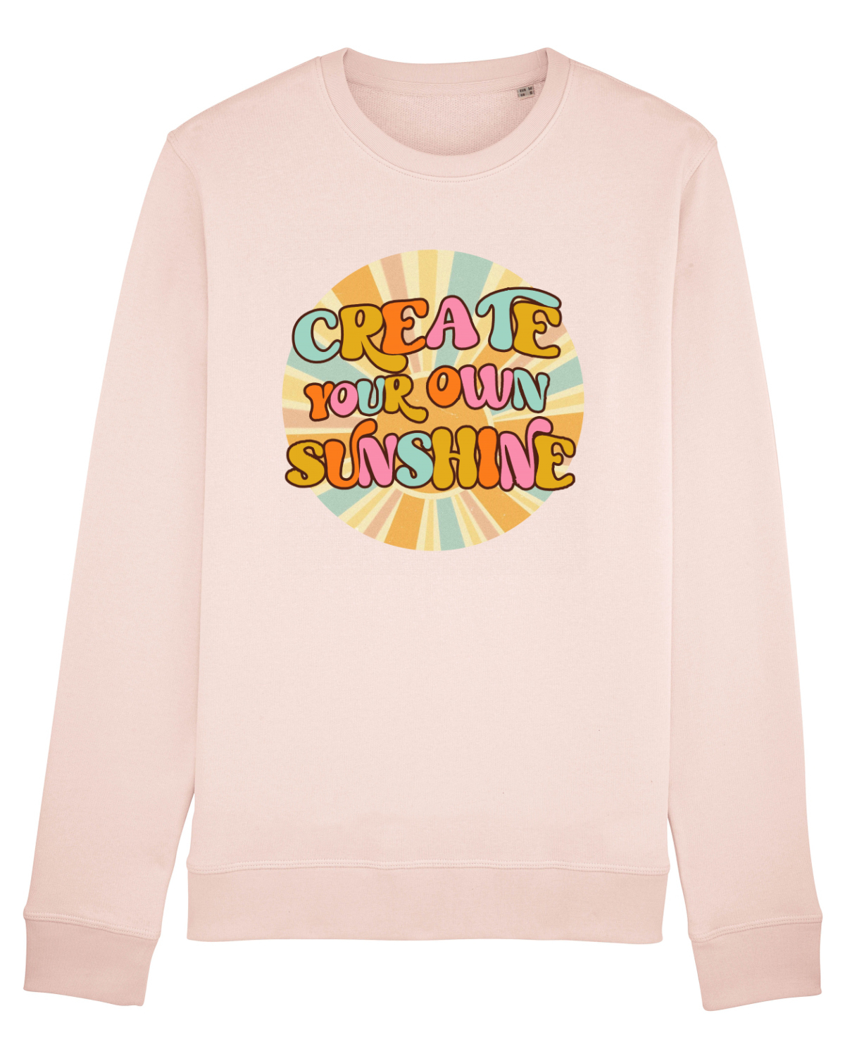 Bluză mânecă lungă Unisex Rise Candy Pink