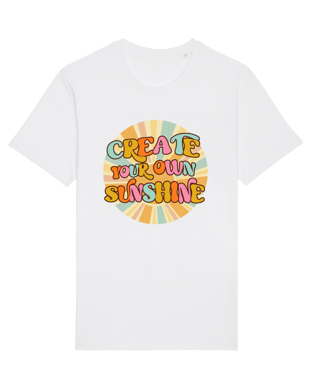 Tricou mânecă scurtă Unisex Rocker White