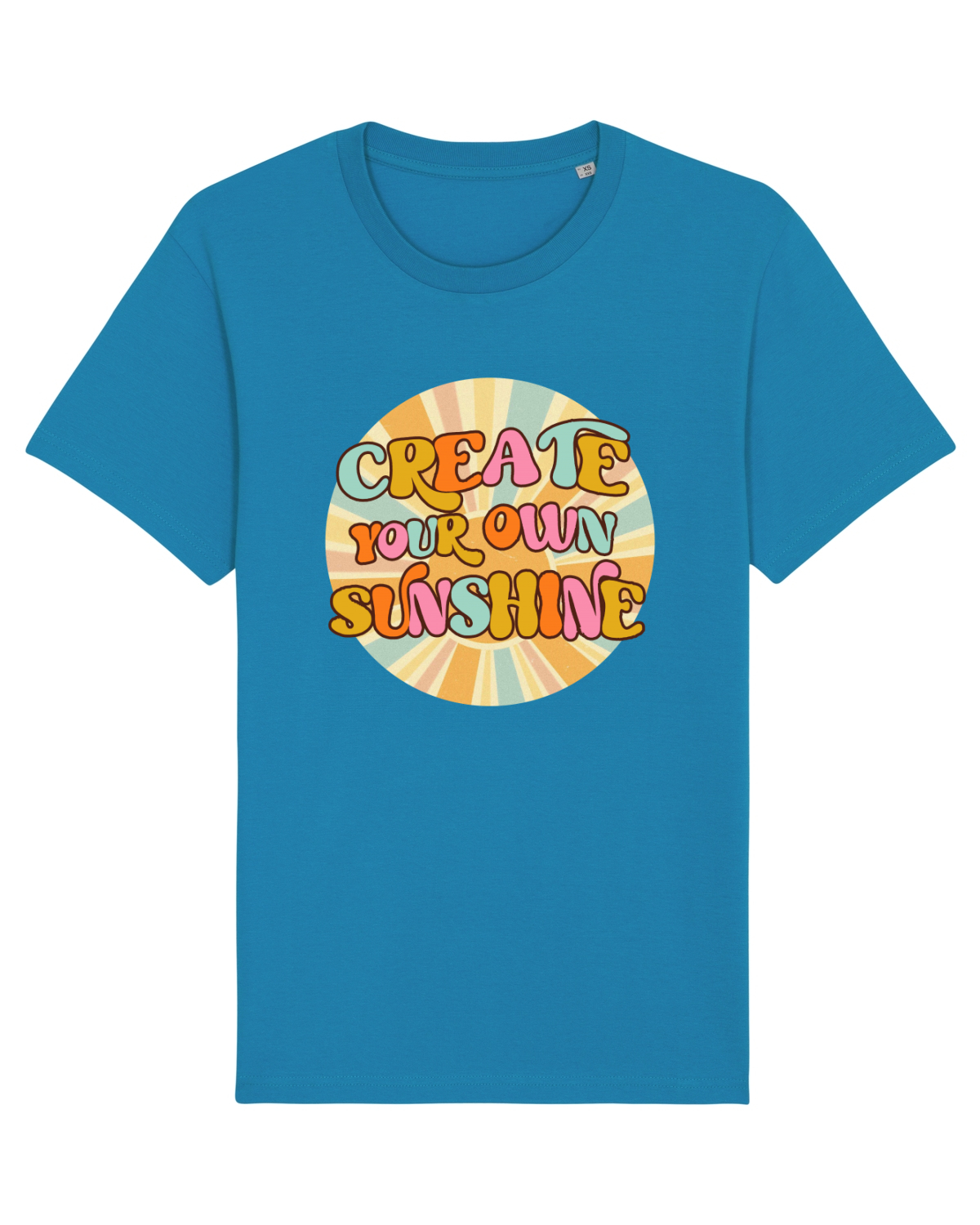 Tricou mânecă scurtă Unisex Rocker Azur