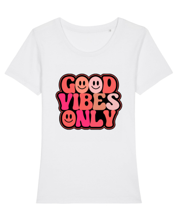 Good Vibes Only White