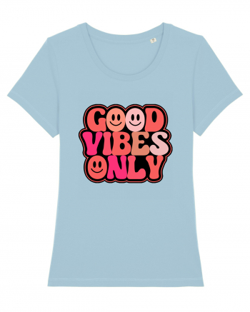 Good Vibes Only Sky Blue