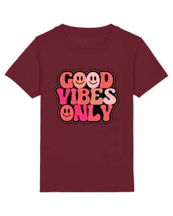 Good Vibes Only Burgundy