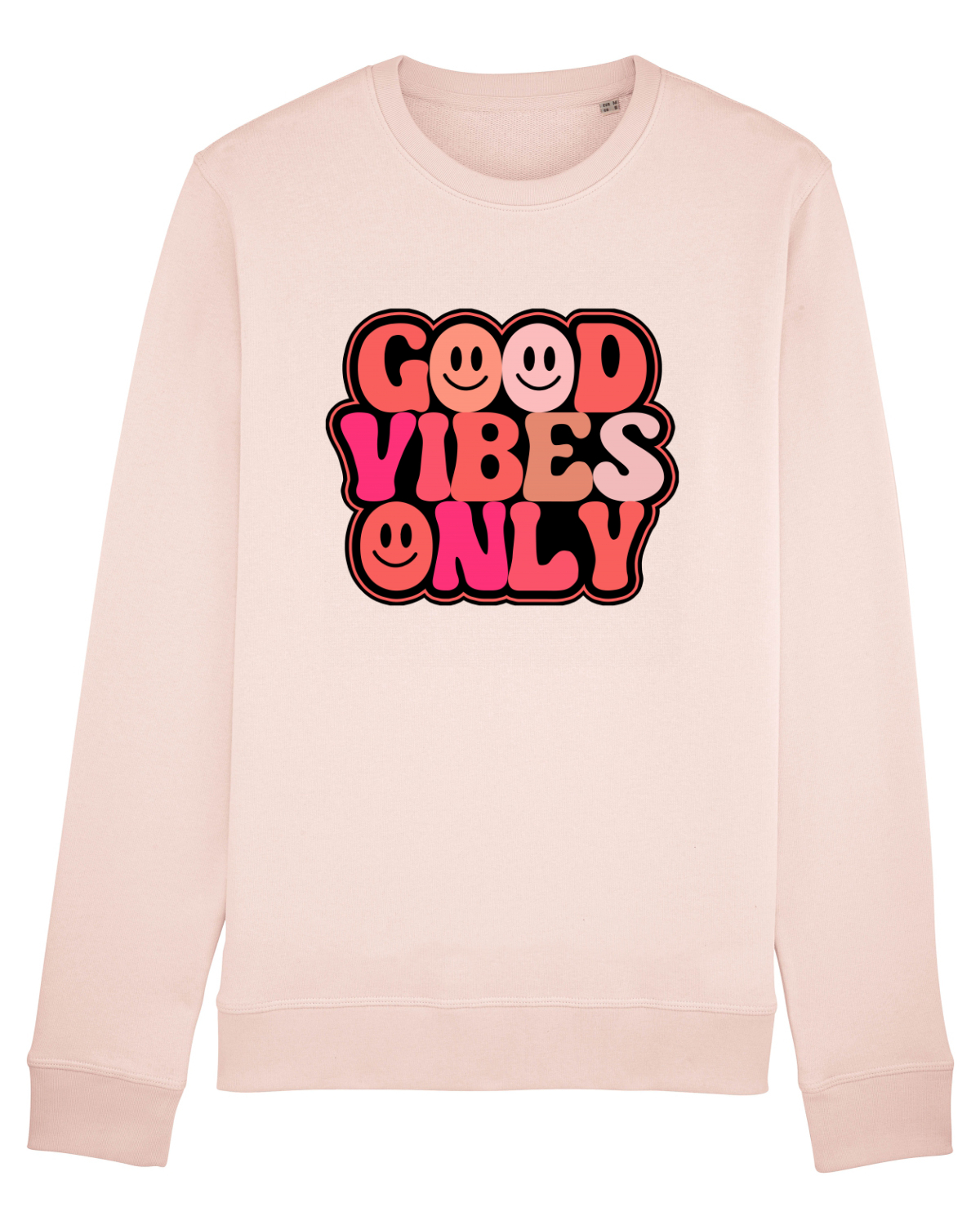 Bluză mânecă lungă Unisex Rise Candy Pink