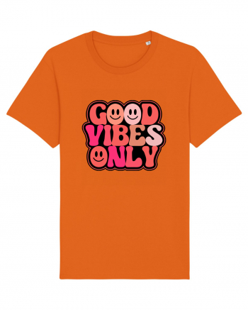 Good Vibes Only Bright Orange
