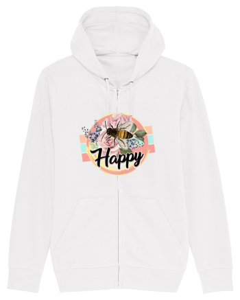 Happy Bee White