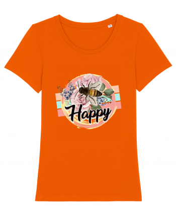 Happy Bee Bright Orange