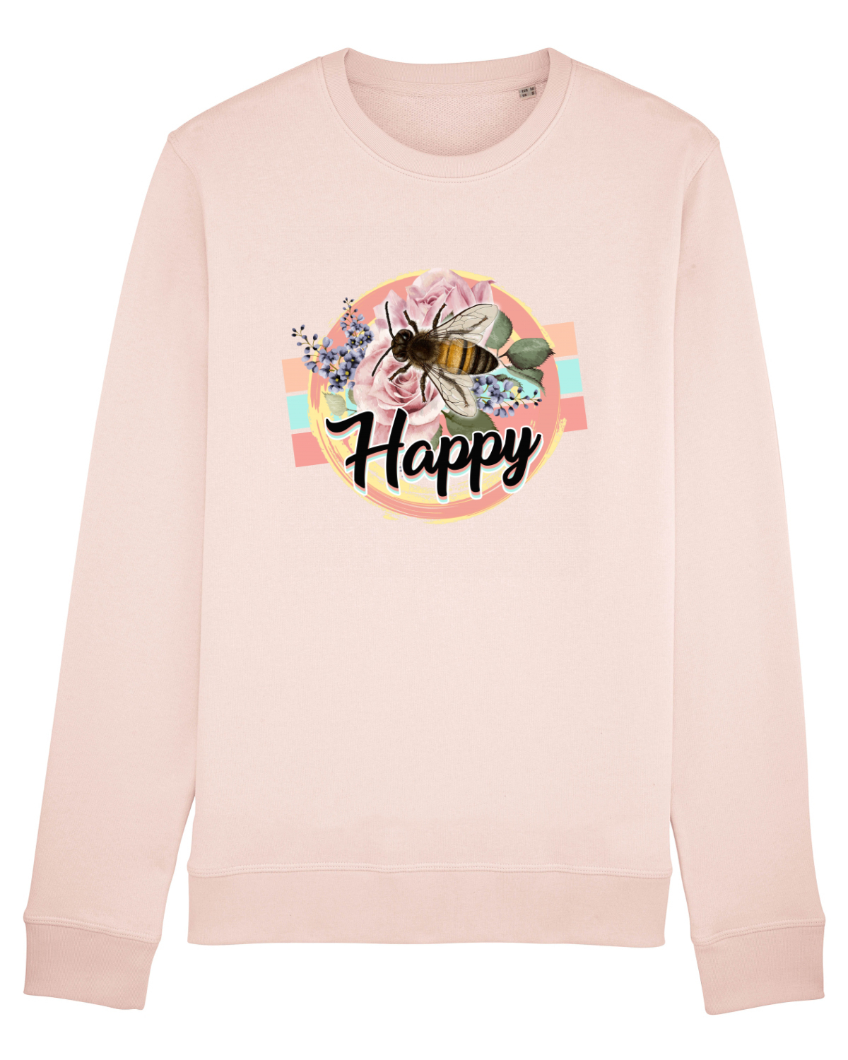 Bluză mânecă lungă Unisex Rise Candy Pink
