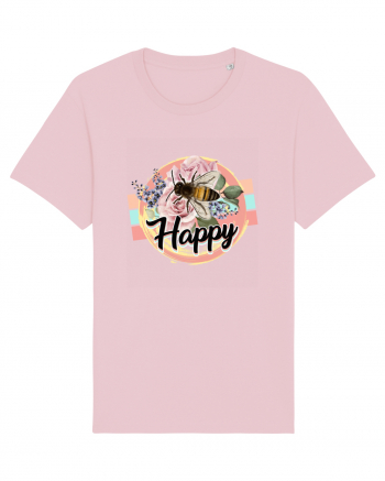 Happy Bee Cotton Pink