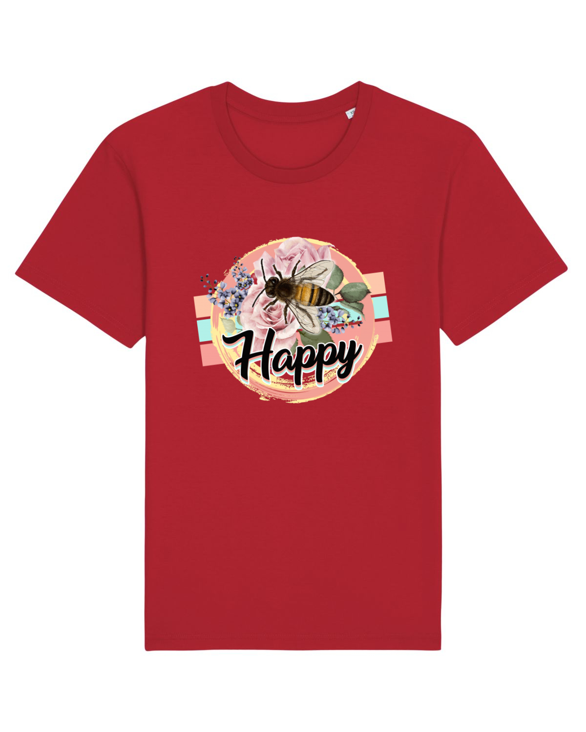 Tricou mânecă scurtă Unisex Rocker Red