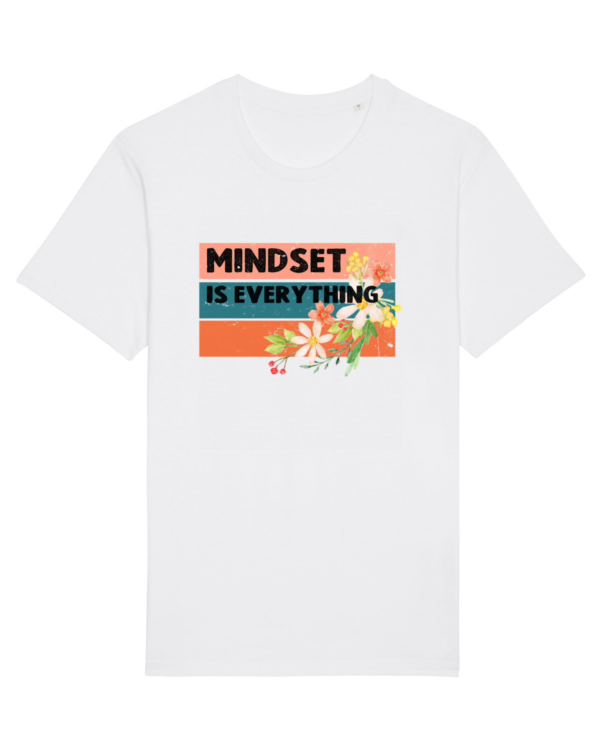Tricou mânecă scurtă Unisex Rocker White