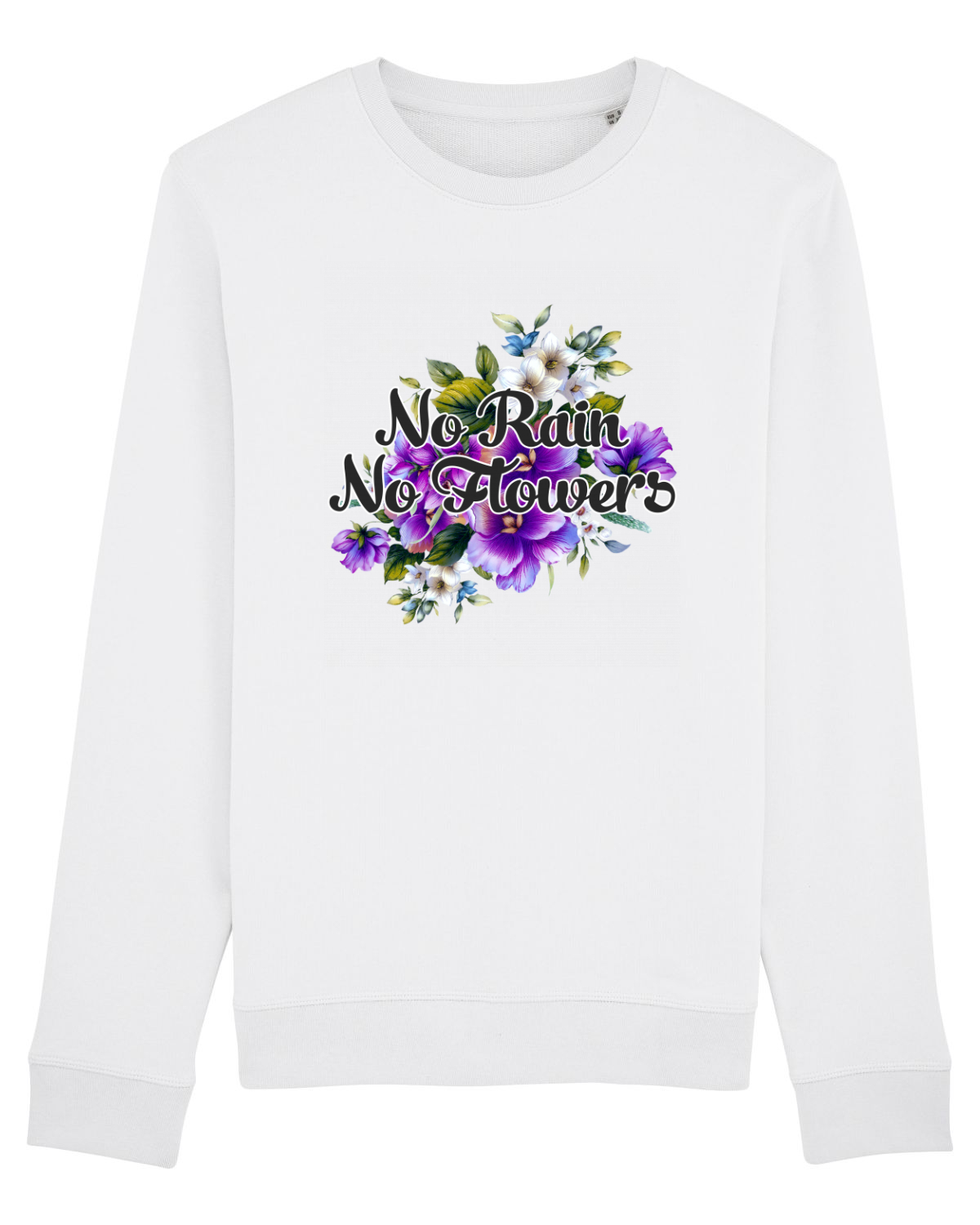 Bluză mânecă lungă Unisex Rise White