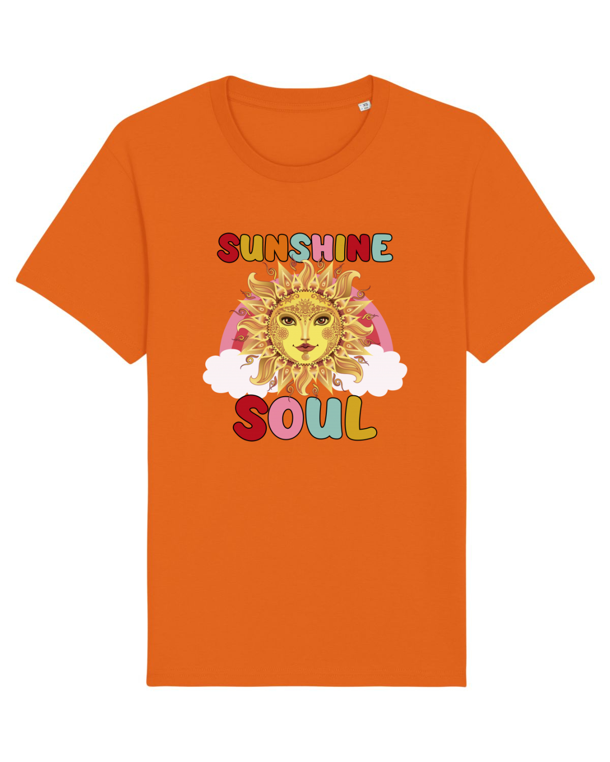 Tricou mânecă scurtă Unisex Rocker Bright Orange
