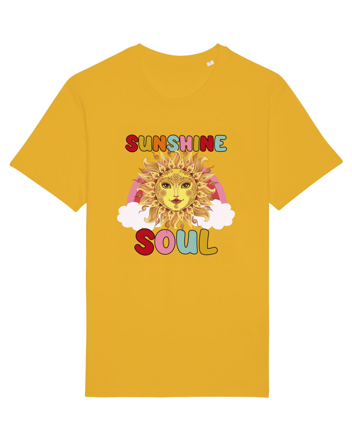 Tricou mânecă scurtă Unisex Rocker Spectra Yellow