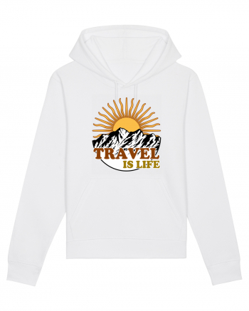 Travel Is Life White