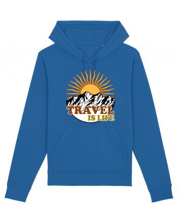 Travel Is Life Royal Blue
