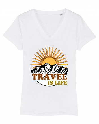 Travel Is Life White