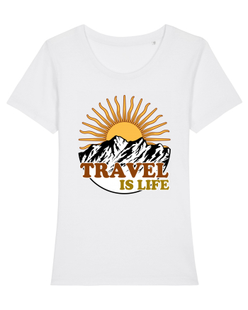Travel Is Life White