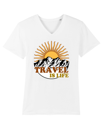 Travel Is Life White