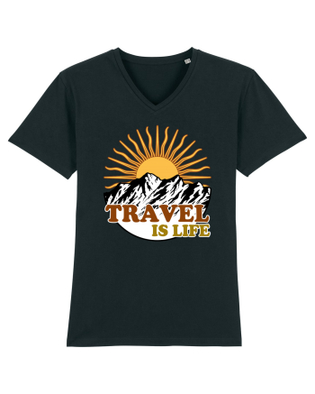 Travel Is Life Black
