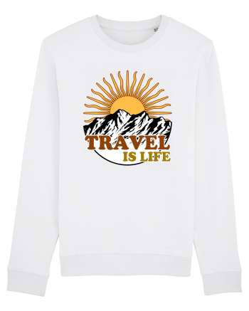 Travel Is Life White