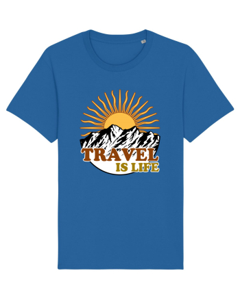 Travel Is Life Royal Blue