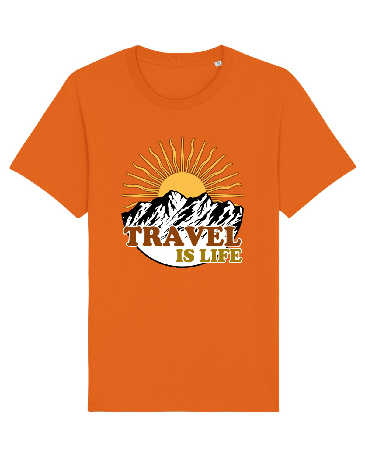 Tricou mânecă scurtă Unisex Rocker Bright Orange