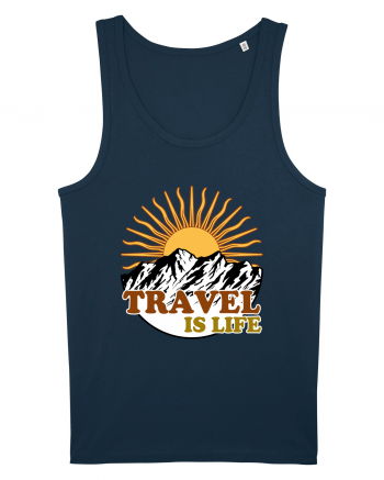 Travel Is Life Navy