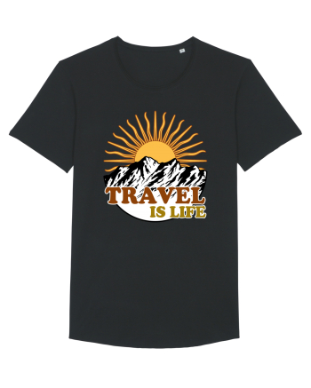 Travel Is Life Black