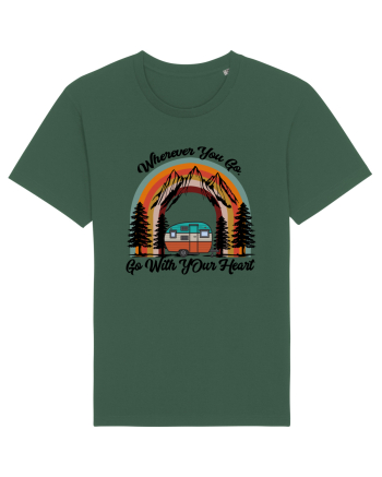 Wherever You Go Go With Your Heart Bottle Green