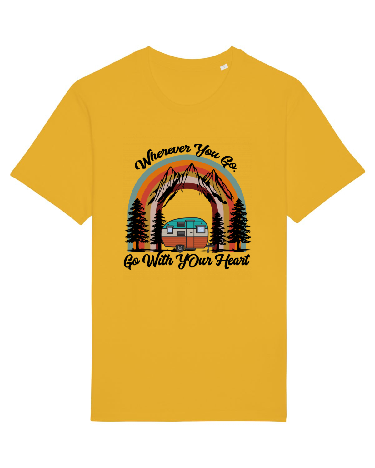 Tricou mânecă scurtă Unisex Rocker Spectra Yellow