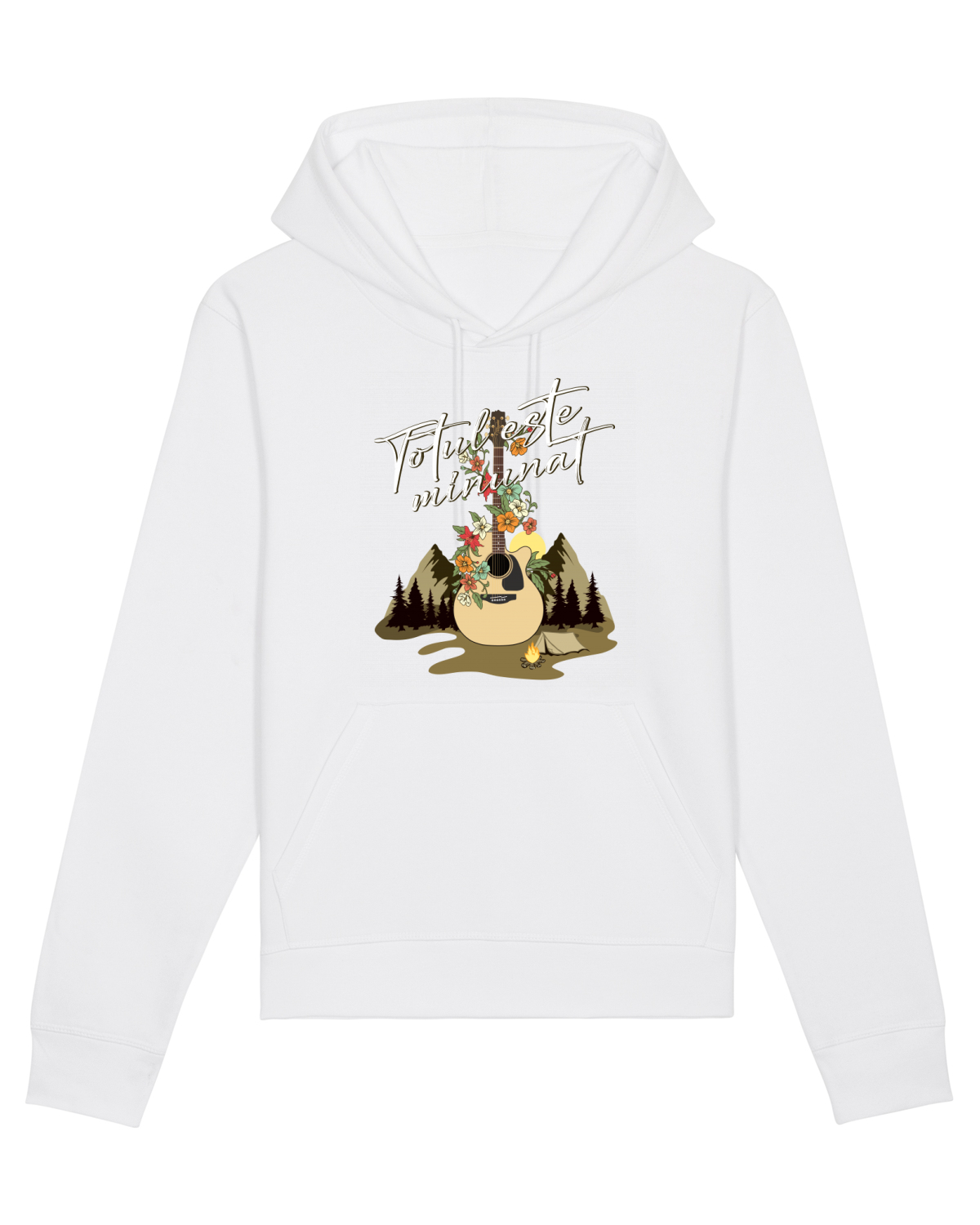 Hanorac Unisex Drummer White