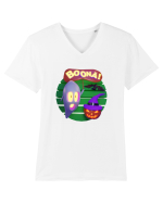 BOONĂ! Tricou mânecă scurtă guler V Bărbat Presenter