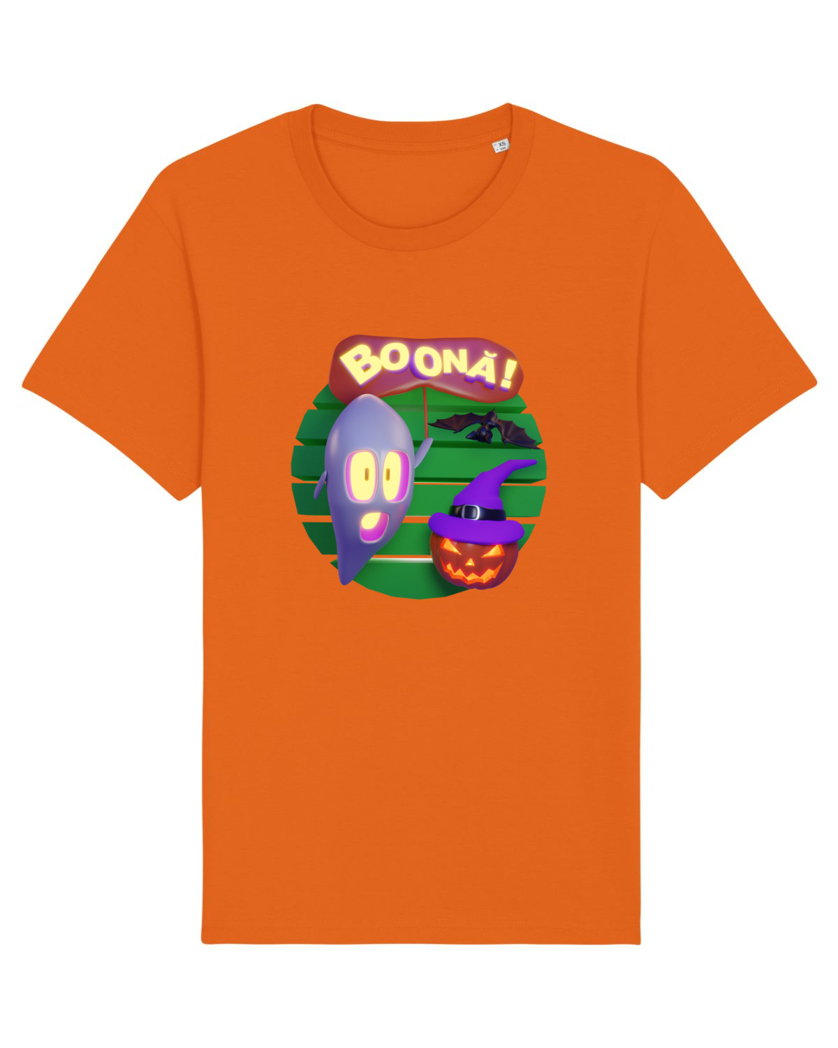 Tricou mânecă scurtă Unisex Rocker Bright Orange